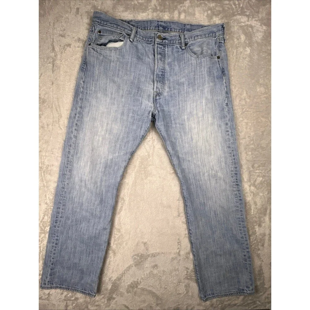 Levis 501 XX Jeans Mens 38x30 Button Fly Straight Leg Denim